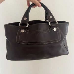 Celine Boogie Leather Brown Handbag